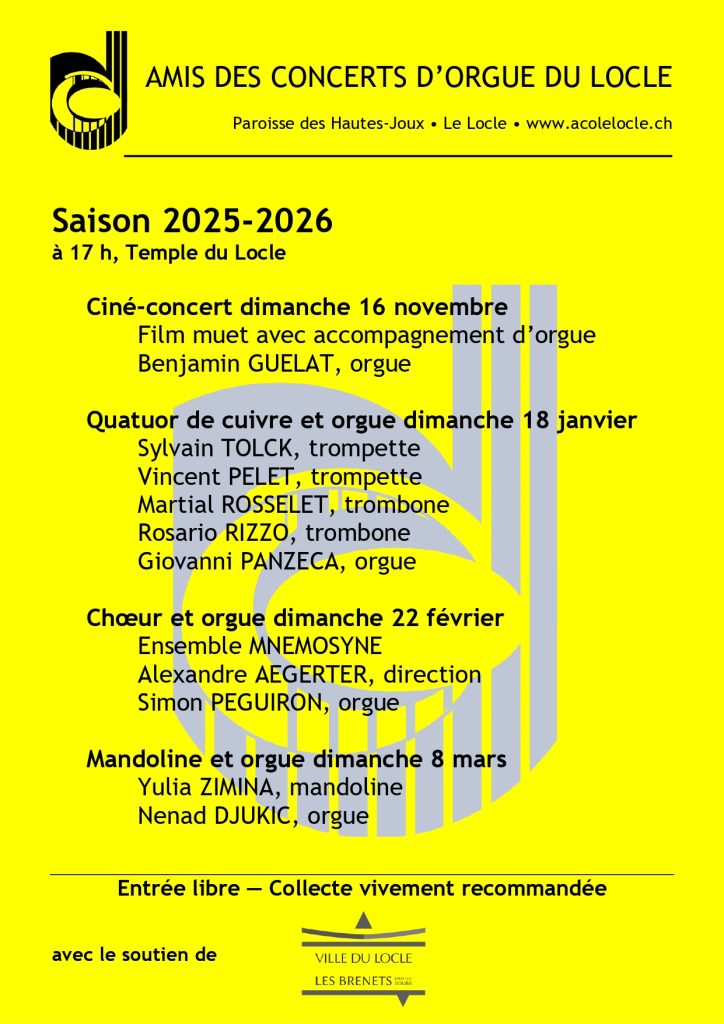 Affiche saison 2025-2026